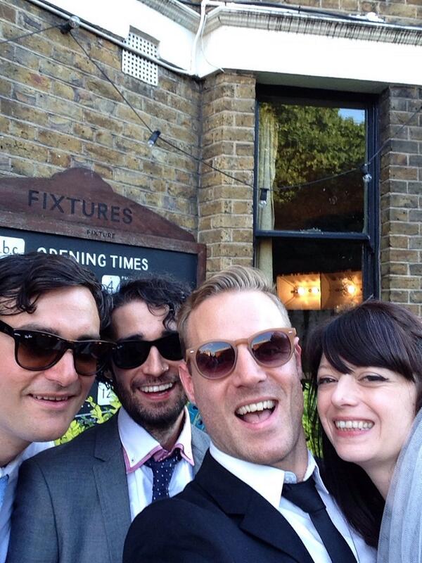 WeAreLP's tweet photo. #bandweddingselfie #melbowedding http://t.co/39ysn3GYEt