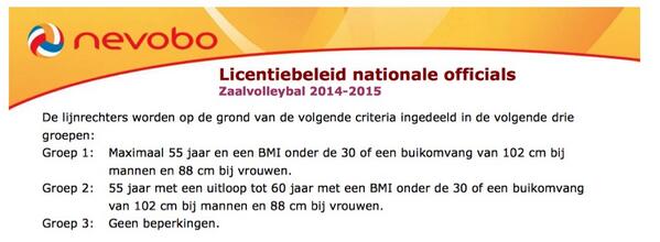 Zie je al voor je hoe ze die buikomvang gaan controleren? Daar zakt me broek van af