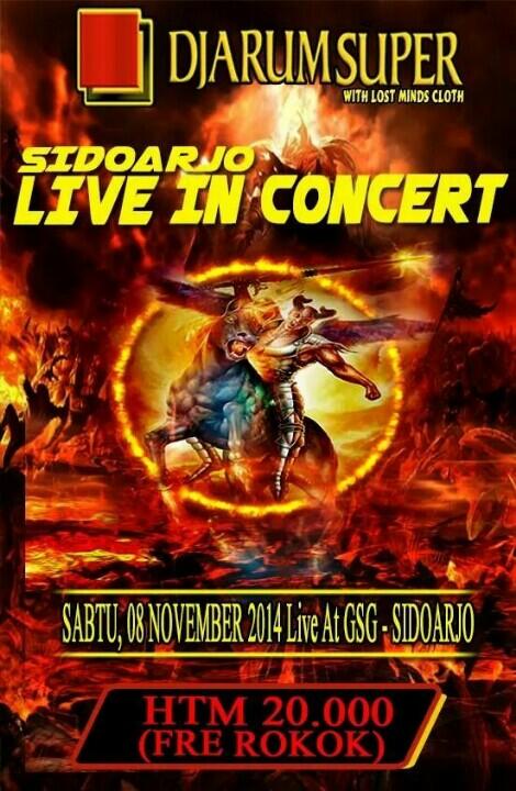 #eventsda SIDOARJO LIVE IN CONCERT #2 8 November 2014 at Gedung serbaguna gor Sidoarjo, info: 083856786498