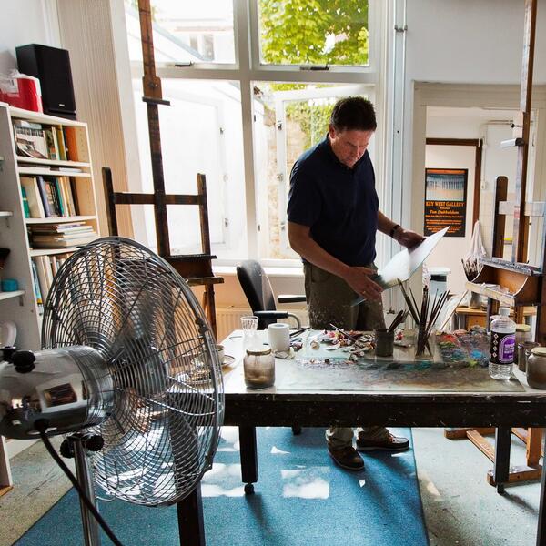 After a two day show in my studio, I am happy to be back at work creating #newpaintings. Thank you for your interest!