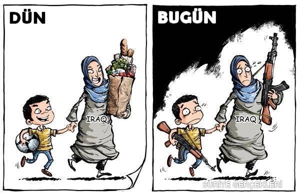Syria__Truth's tweet photo. Irak dün ve bugün http://t.co/5IefmvpMRJ