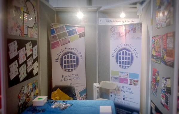 HiTechSecPrint's tweet image. Exhibiting on Stand 5 @nusconnect show #TradeShow14 We are event Ticket printers, flyers, posters, wrstbands