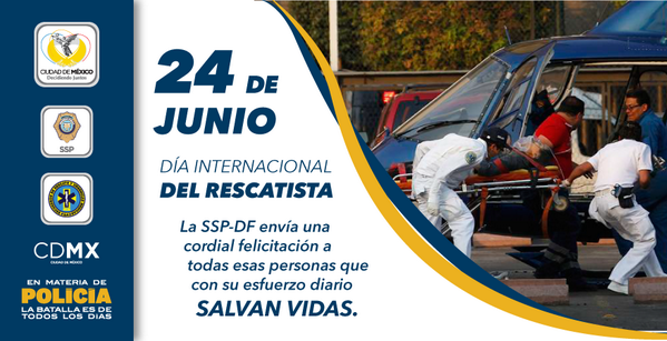 SSC_CDMX's tweet photo. La SSP-DF Felicita y reconoce a todos los rescatistas que día a día arriesgan su vida. http://t.co/sj60bjyJu6
