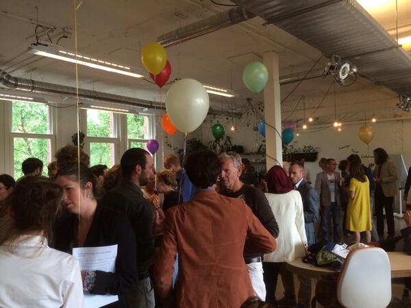 RolandWijnen's tweet image. Stakeholder forum at the final event of the 60 Day Challenge at ImpactHub in Amsterdam @BusModInc