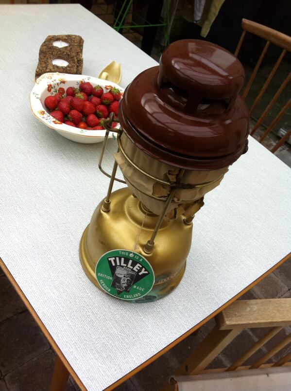 Gonna get new but v old Tilley lamps working for next #camping trip. Or if that fails chuck a light bulb in them!