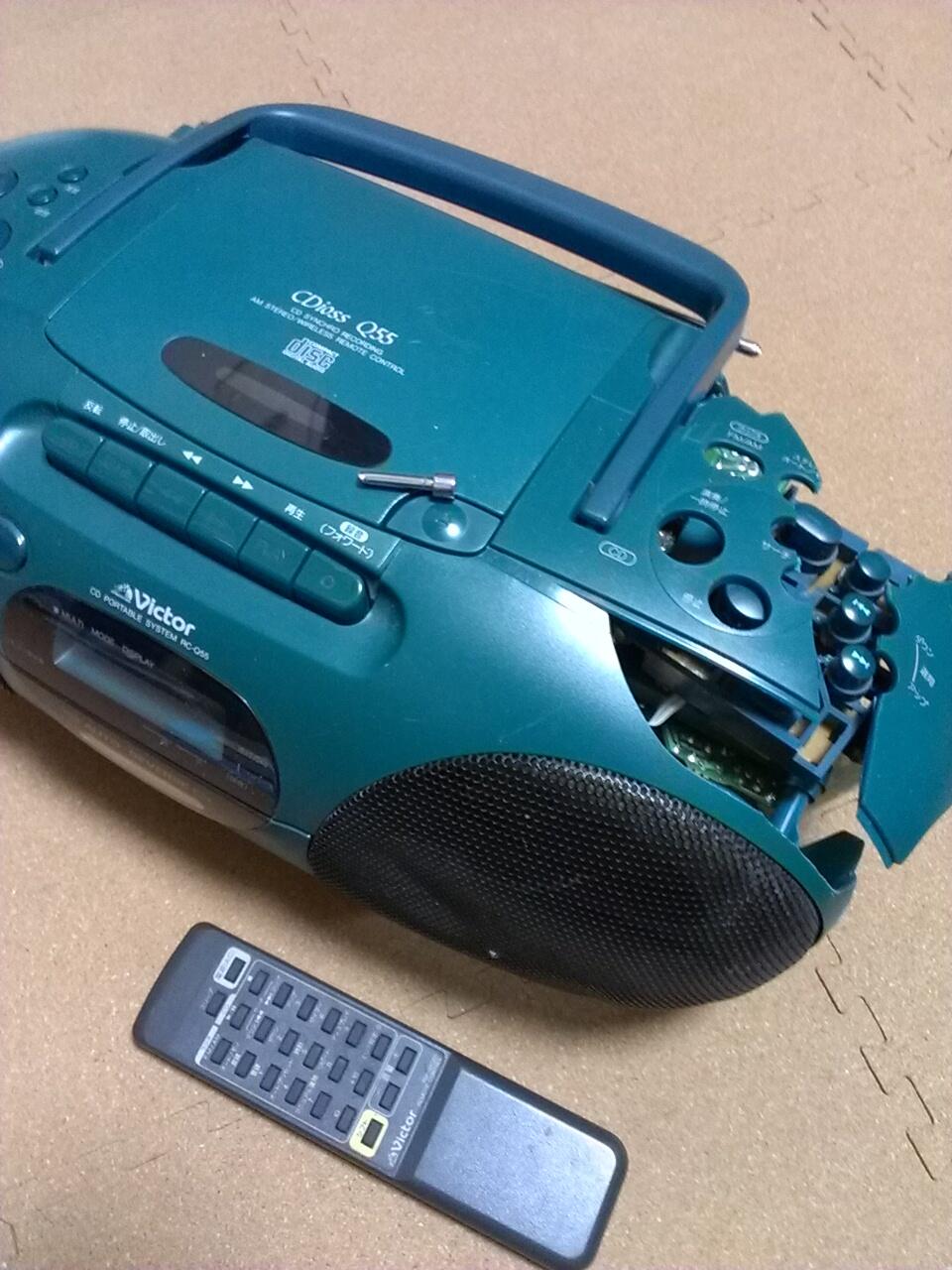 専用です　Victor RC-S111 小型ラジカセ 巻き戻し不可 VICTOR RC-505 ラジカセを買ってしまった(^-^) | 今だから