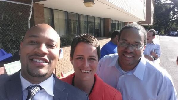 <a href="/heathermizeur/">Heather Mizeur | #WeAreOne Alliance</a> <a href="/bigtino/">Matt Tarantino</a> with me at the polls #HopewellForMaryland