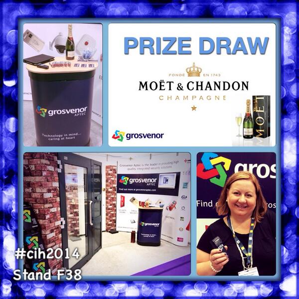 Visit stand F38 @CIH_Housing2014 for a chance to win a bottle of champagne. Paula is waiting #competition #cih2014