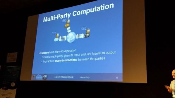 Fully homomorphic encryption has gone from obscurity to everyone talking about it .@EITICTLabs #futurecloud .