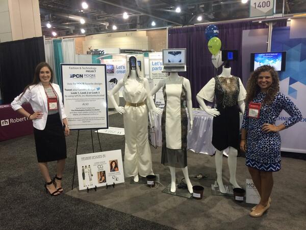 khaphilly's tweet photo. #fashiontechcollab come meet @MooreCollegeArt and @pcn_inc's fabulous student designers at booth 1219 #wbencconf http://t.co/QShVicrEu7