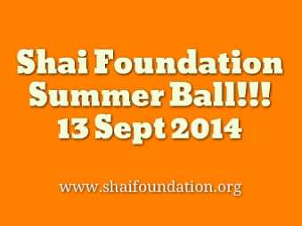 ShaiFoundation's tweet photo. Please save the date for our fundraising ball on 13th of Sept at the Holiday Inn, Regents Park @GeNNex_ @givingabit http://t.co/BCUf0zYlC9