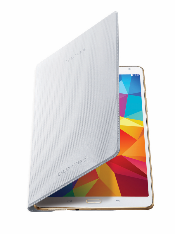 SamsungFR's tweet photo. La #GalaxyTabS n'arrive pas seule, retrouvez bientΓ΄t ses accessoires, comme la #SimpleCover ! http://t.co/150Vkn2zzt http://t.co/b3cK3xsJmQ