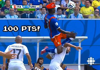 World Cup Fever Fun & some Biting - Super Mario!