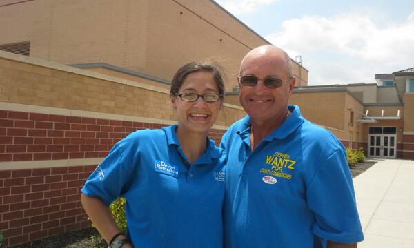 Devon4Education's tweet photo. With future district 1 commissioner Steve Wantz!! http://t.co/H9j2X3zrrF