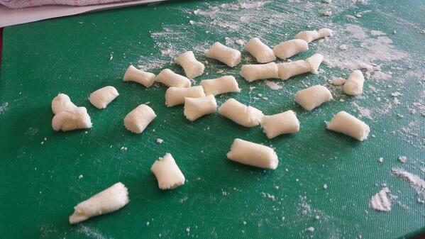 CoeliacIreland's tweet image. GLUTEN FREE GNOCCHI in the making! #gfclass @Manifestoresto @dubglutenfree :-D