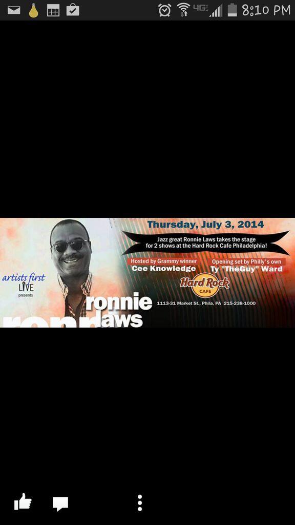 There is only a few tickets left for my show in Philly on July 3rd...www.ticketfly.com