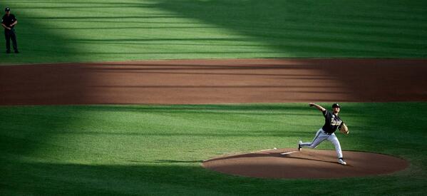 Tyler Beede has been strong through 2...6 up, 6 down