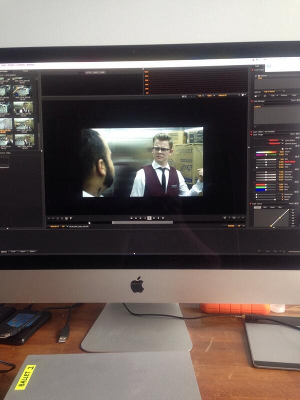 AnythingElseWeb's tweet photo. Edit time. Not even done with ep. 1 and I already want an @angrylou spinoff. http://t.co/TAr8nltYdA