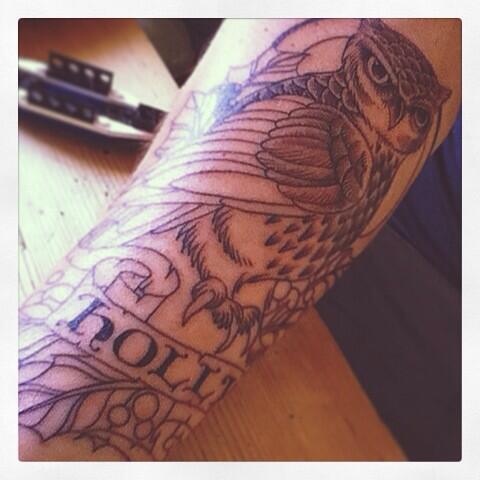 James Strawbridge on Twitter: "New tattoo at Shoreline Tattoo studios in St Ives- highly ...