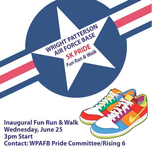 FreedomOhio co-founders honored to join the brave service men and women at WPAFB Inaugural Pride Fun Run &amp; Walk.