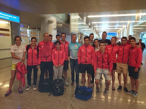 RussianTri's tweet photo. The amazing Spanish with bronze @ETUtriathlon Kitz ECh medalist Vincente Hernandez were welcomed in Moscow!Goto Penza http://t.co/Jd7Ckwi289