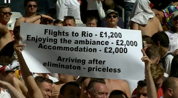 World Cup Fever Fun & some Biting - Disappointed British fan...