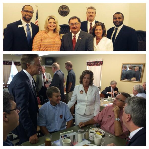 Honored to have Governor <a href="/BillHaslam/">Bill Haslam</a> in the district today, presenting grants to Dickson and Ashland City <a href="/TNGOP/">TNGOP</a>