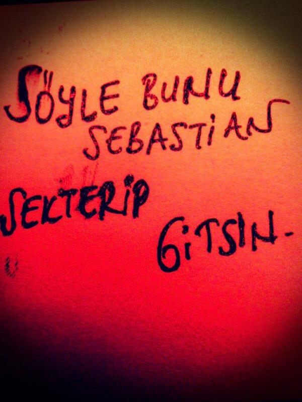 SebastianYaz's tweet photo. Söyle bunu Sebastian, Sekterip gitsin. http://t.co/jMgqAFG3fj