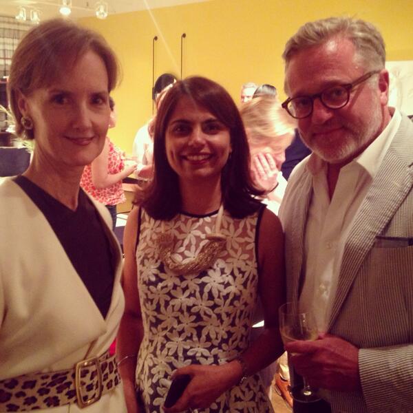 Thanks <a href="/tnturner3/">Newell Turner</a> <a href="/KateKellySmith/">Kate Kelly Smith</a> for turning out for the #BakerSalon party <a href="/BakerFurniture/">Baker-McGuire</a> <a href="/NYDC/">New York Design Center</a>