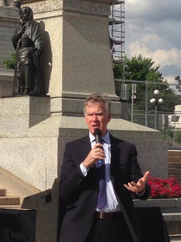 Mayor Coleman at the anniversary of Civil Rights Act, "the battle is not over. We are committed to fight on"