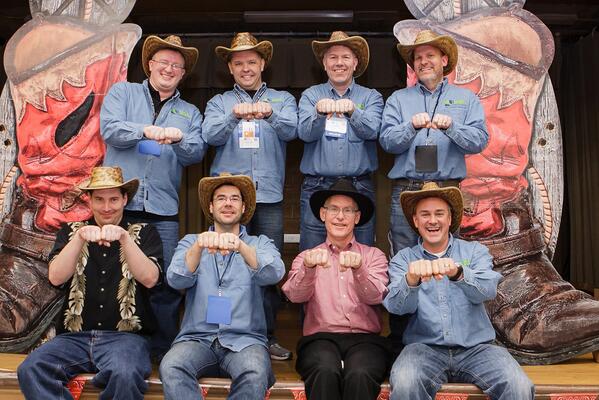 SQLServerMag's tweet image. RT @SQLRockstar: How many #sqlmcm are in this photo? All of them, that's how many. #mcm4life #sqlsat297 #SQLServer