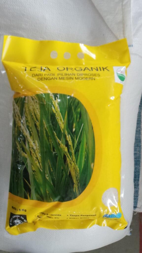 Beras Organik kami bersertifikat inOffice