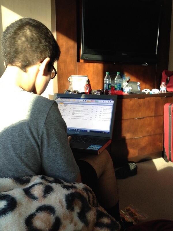 Proud of my bro, came to edc partied hard & is still putting in school work on the side #futurecollegegrad