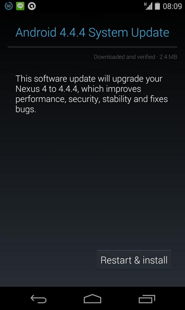 gun_zlinger's tweet image. 4 4 4 4 #Nexus4 #Android444