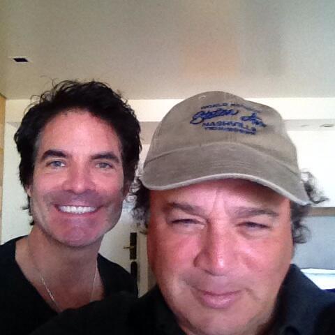 Wildaboutmusic's tweet image. DROPS OF JEW-PITER:  Pat from @train &amp;amp; I just recorded a @patcastpodcast and I was like an angel in blue jeans.