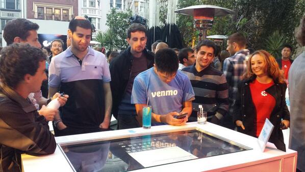 BettyAi's tweet photo. @venmo is one if the first to demo their app at the #crashlytics #GoogleIO2014 party http://t.co/hU7jEW0vj4