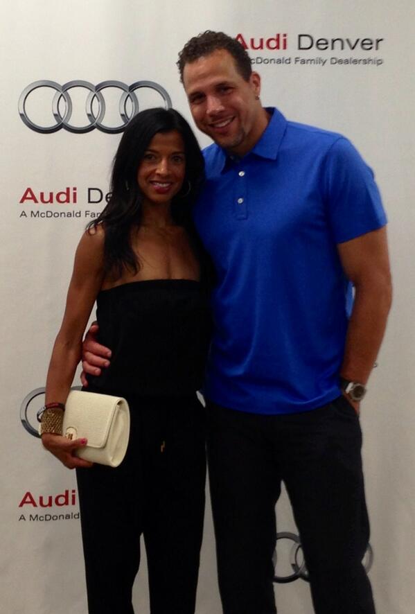 Great night w/ @chadbrown94 for @audidenver Grand opening of The New Showroom. #BigHeadTodd  rock it!