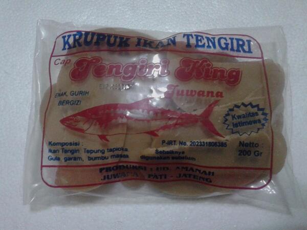 Tadaaaaa ! Kerupuk ikan tenggiri lezaaaaatttt