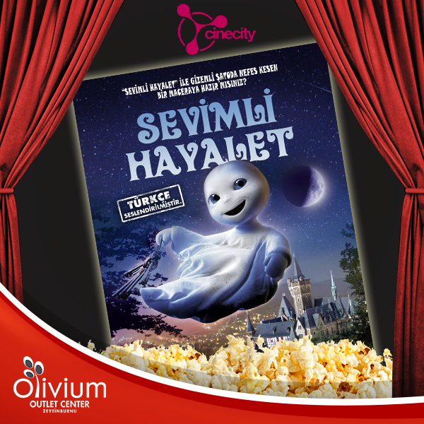Çocuklara özel #sinema keyfi her gün 10:30 Cinecity Olivium’da! Bu haftanın filmi #SevimliHayalet @sinemacinecity