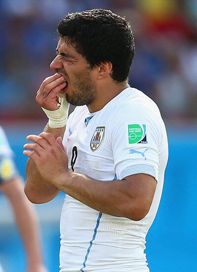 FM104's tweet photo. Luis Suarez could be banned for 2 years by FIFA for his latest biting offence.  RT if you think he deserves it. http://t.co/WkLRzNXBDA
