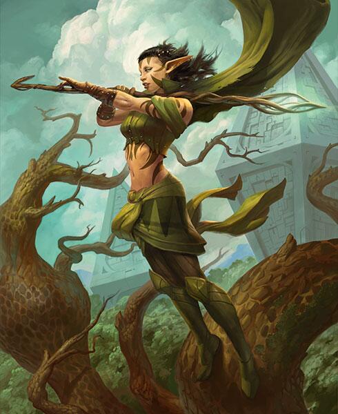 Wizards_MagicEU's tweet image. (Dan) Introducing a new Planeswalker card from Magic 2015: Nissa, Worldwaker - bit.ly/1ww3QQG #mtgm15