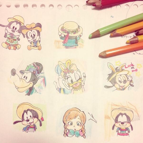 ディズニー絵師 ペコス Disney Pekosu Twitter