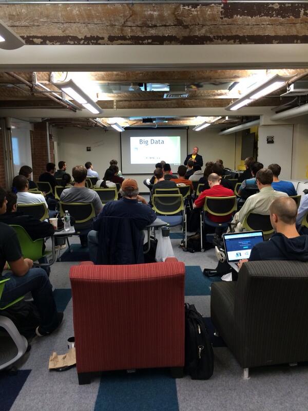 Workbar's tweet photo. Ramping up for the keynote at @MassHackathon with @Dyn #MassHack http://t.co/M64ImO7kdv
