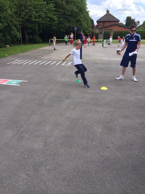 WimboldsleyCPS's tweet image. So fast we missed the ball #SPEEDMARK