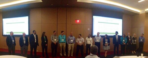 BielsDM's tweet image. Dennis, Paul, Rob &amp;amp; Sal are at the #MetaSource 2014 National Meeting! Here are some #EMC partners!