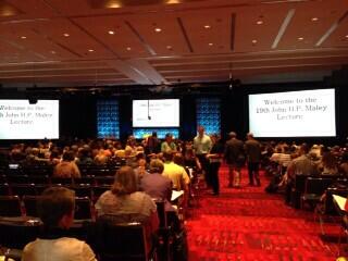APTAnext's tweet image. Andrea Behrman, PT, PhD, FAPTA, is about to deliver the John H.P. #Maley Lecture #NEXT2014