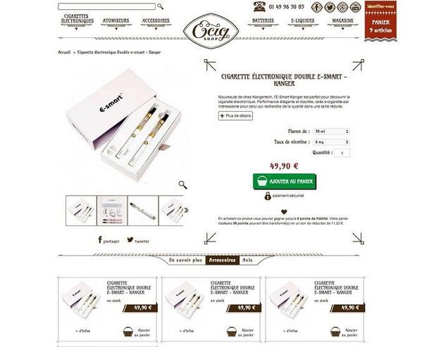 Nous venons de refaire totalement le design de notre e-shop afin qu'il soit plus en adéquation avec le design...