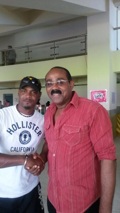 BasilRoper's tweet image. With Antigua's new Prime Minister - Hon Gaston Browne