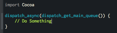 uberbruns's tweet image. One of my favourite features in swift so far: When the last argument is a block, write it after the function.