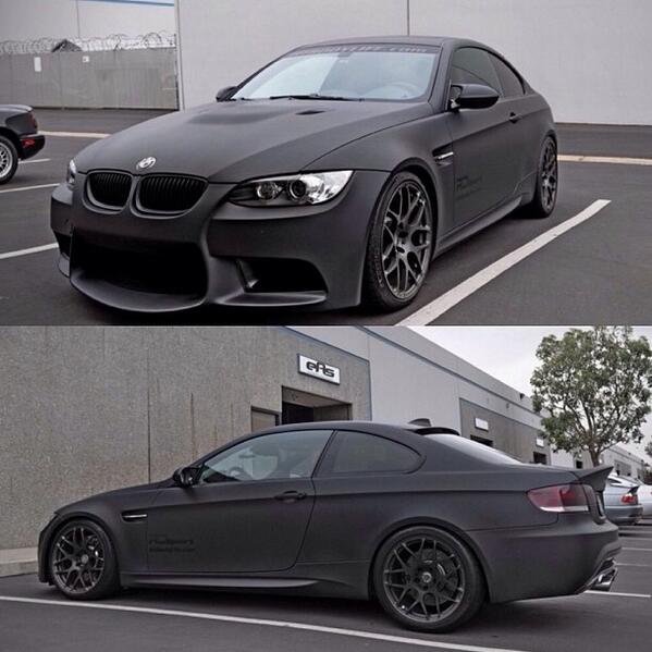 BeastsCar's tweet image. Matte black BMW👌